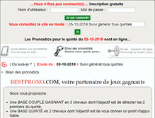 Tablet Screenshot of bestprono.com
